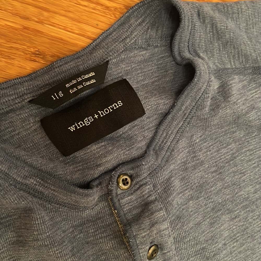Wings & Horns Long-sleeve Henley